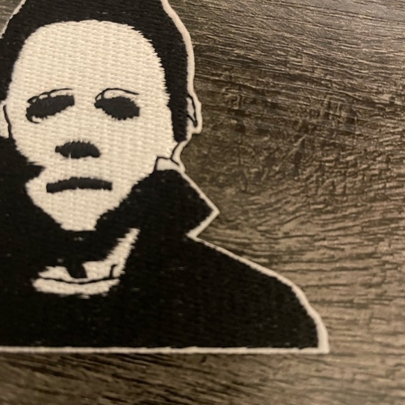 Michael Myers Iron on Patch Horror Scary Movie Embroidered Patches Applique - Picture 5 of 5